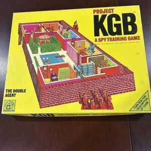 Waddingtons 1973 Project KGB Board Game Spy Training Game Box Complete